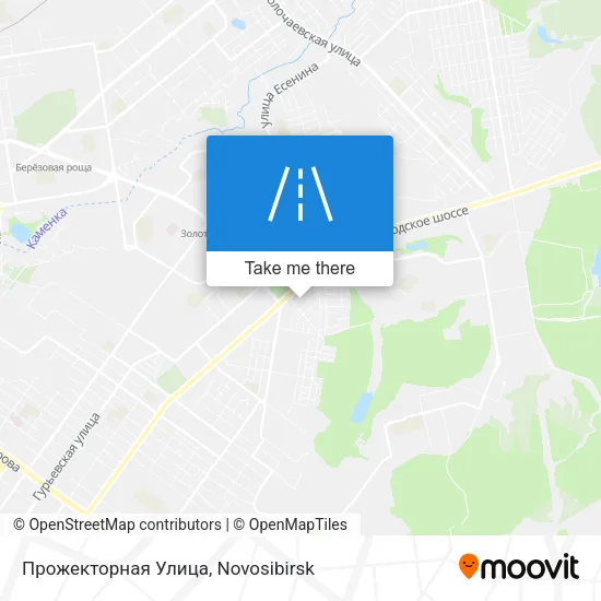 Прожекторная Улица map