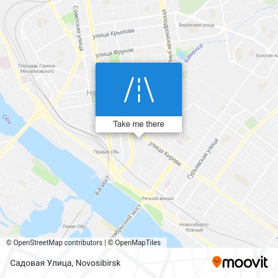 Садовая Улица map