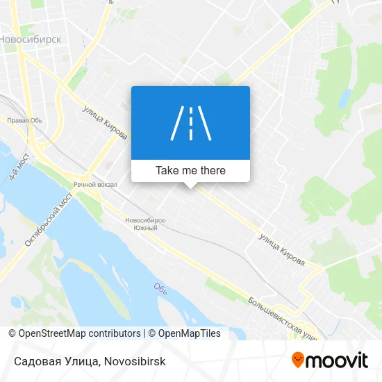 Садовая Улица map