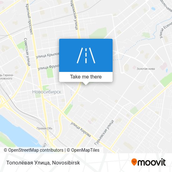 Тополёвая Улица map
