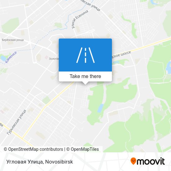 Угловая Улица map