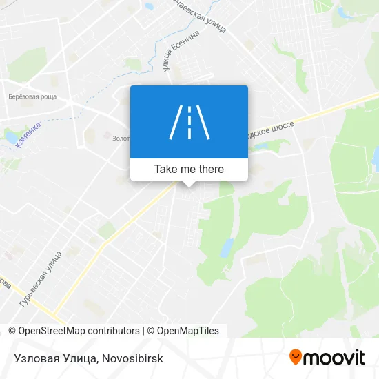 Узловая Улица map