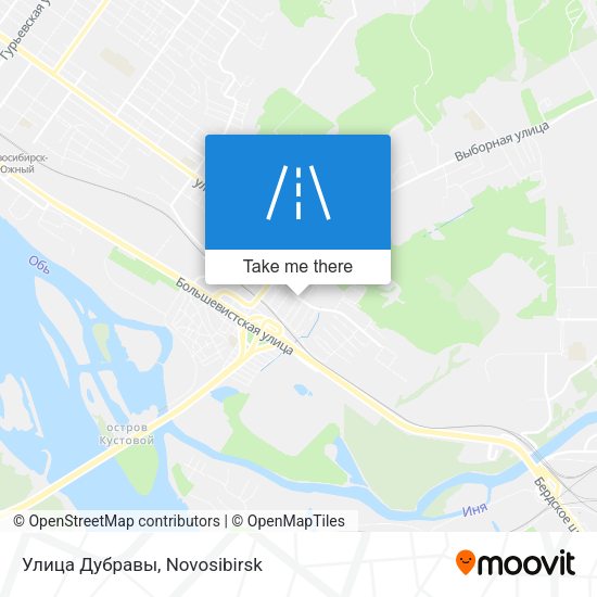 Улица Дубравы map