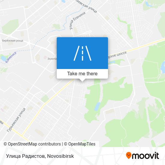 Улица Радистов map