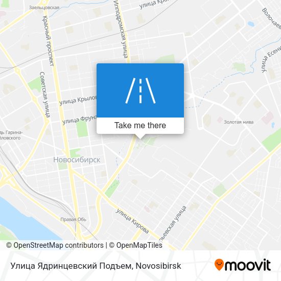 Улица Ядринцевский Подъем map