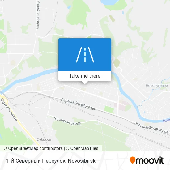 1-Й Северный Переулок map