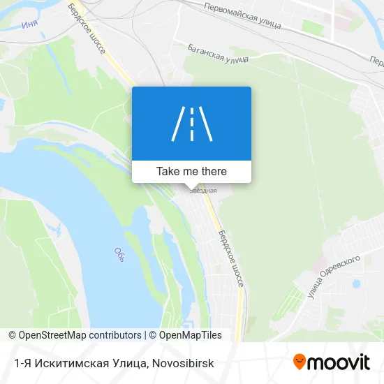 1-Я Искитимская Улица map