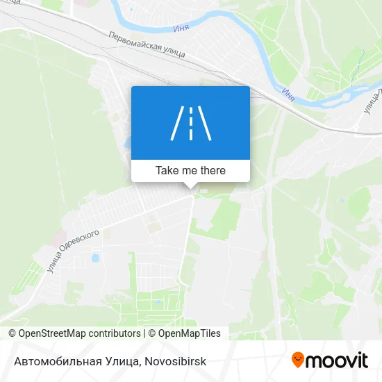 Автомобильная Улица map