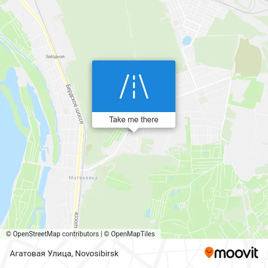 Агатовая Улица map