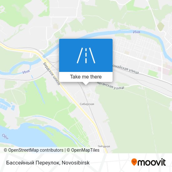 Бассейный Переулок map