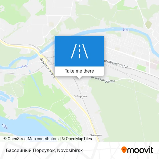 Бассейный Переулок map