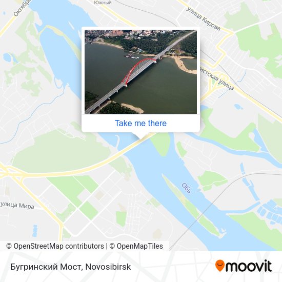 Бугринский Мост map