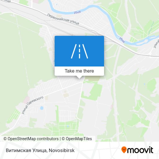Витимская Улица map