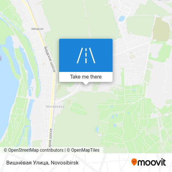 Вишнёвая Улица map