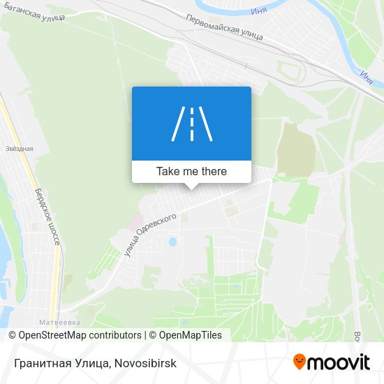 Гранитная Улица map