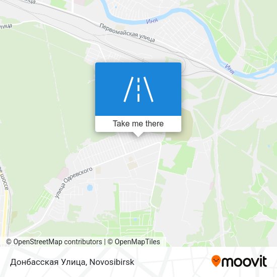 Донбасская Улица map