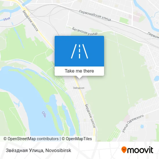 Звёздная Улица map