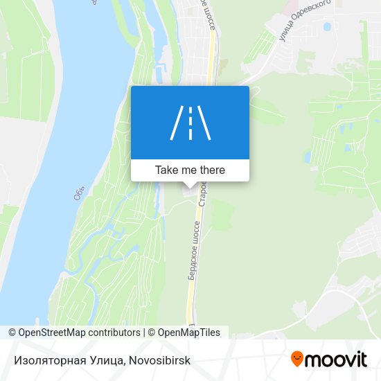 Изоляторная Улица map