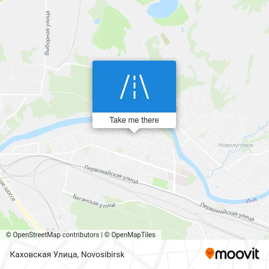 Каховская Улица map