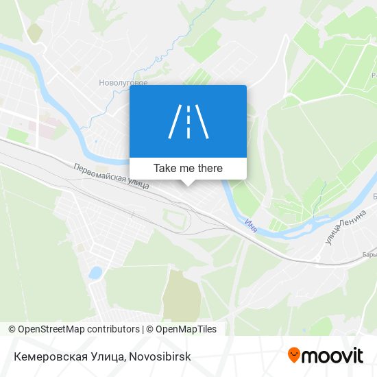 Кемеровская Улица map