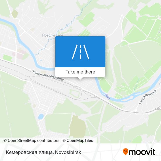 Кемеровская Улица map