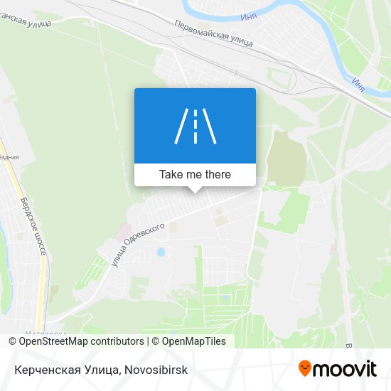 Керченская Улица map