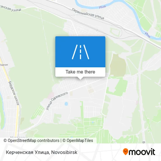 Керченская Улица map