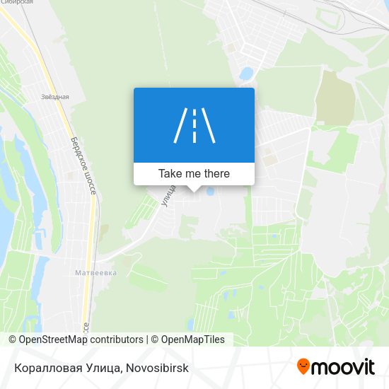 Коралловая Улица map