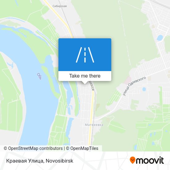 Краевая Улица map