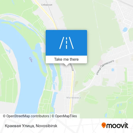 Краевая Улица map