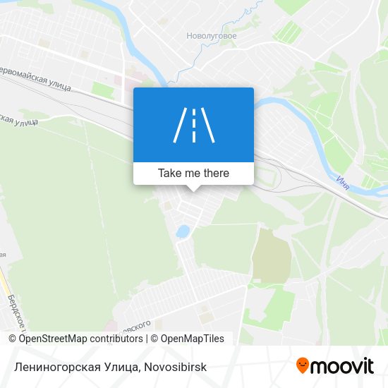Лениногорская Улица map