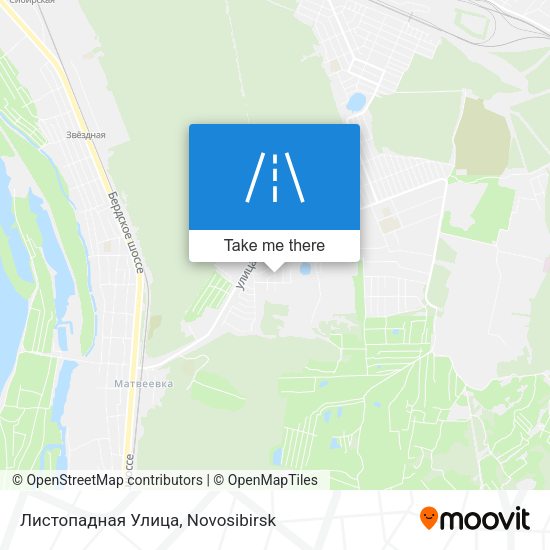 Листопадная Улица map