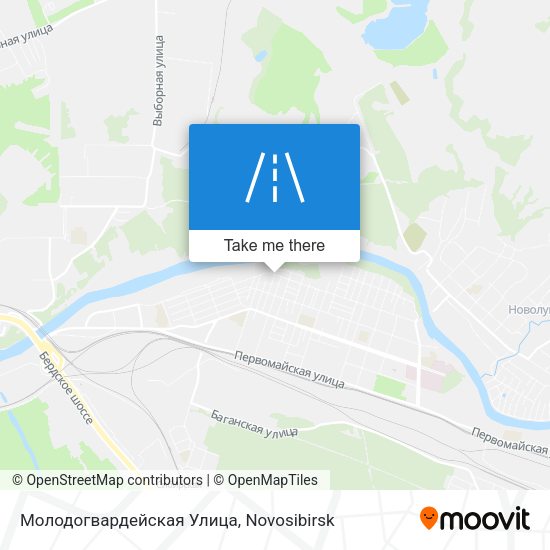 Молодогвардейская Улица map