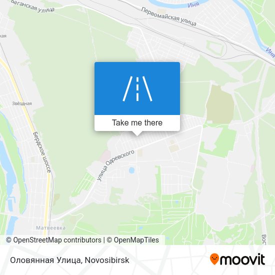Оловянная Улица map