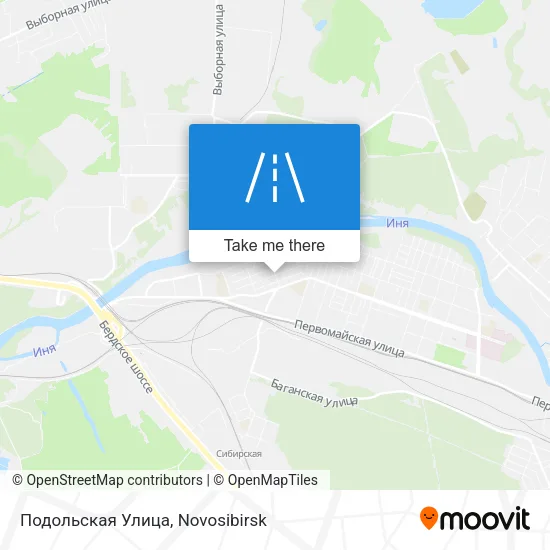 Подольская Улица map