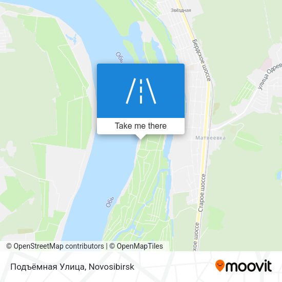 Подъёмная Улица map