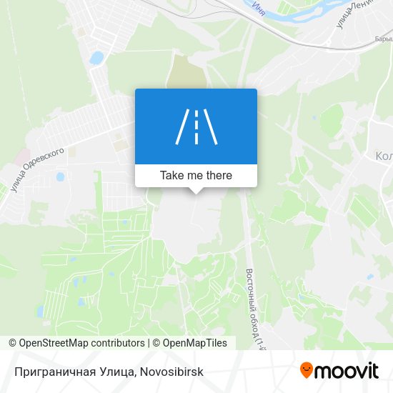 Приграничная Улица map
