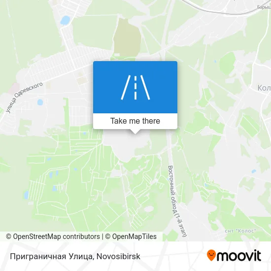 Приграничная Улица map
