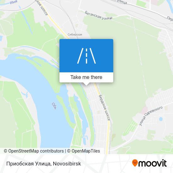 Приобская Улица map