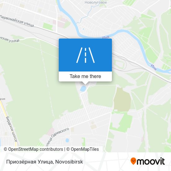 Приозёрная Улица map