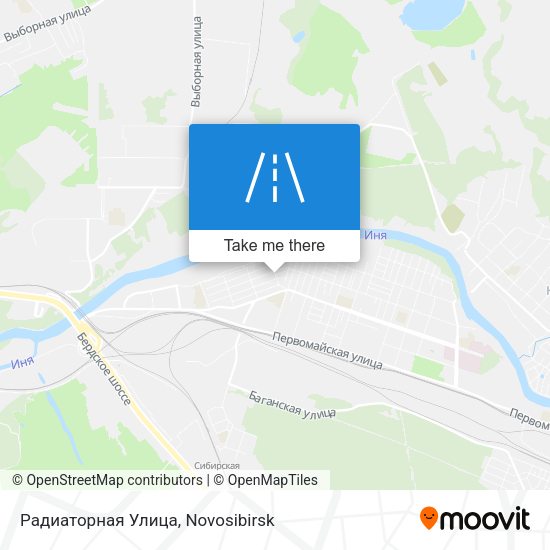 Радиаторная Улица map