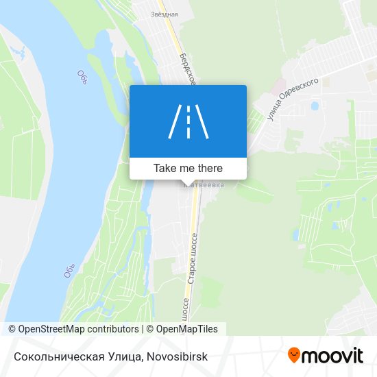 Сокольническая Улица map