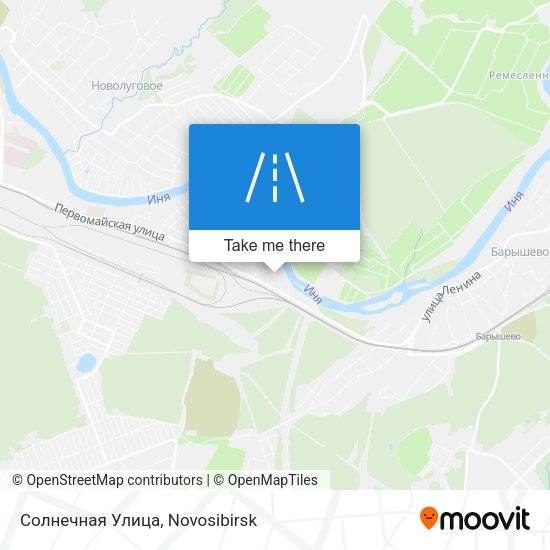 Солнечная Улица map