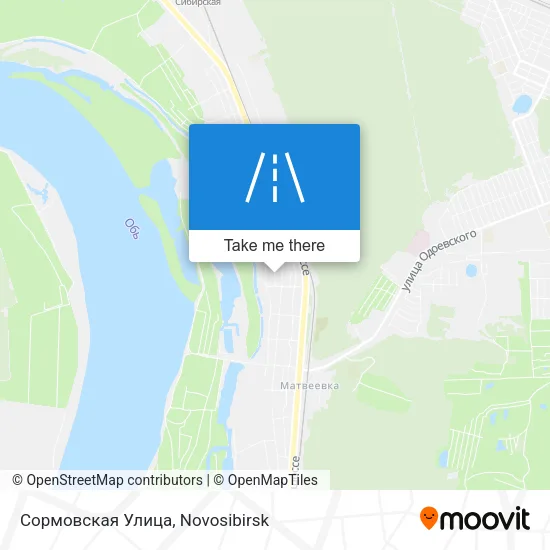 Сормовская Улица map