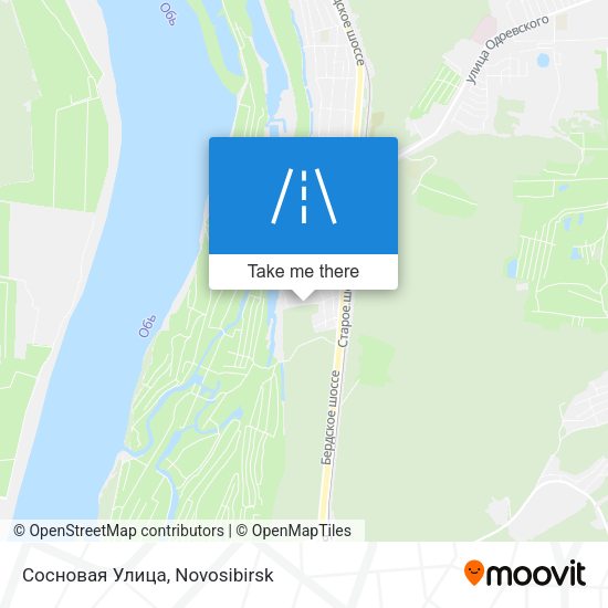 Сосновая Улица map