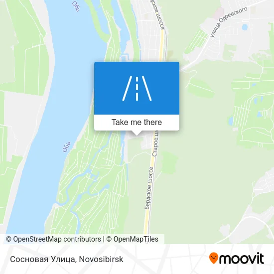 Сосновая Улица map