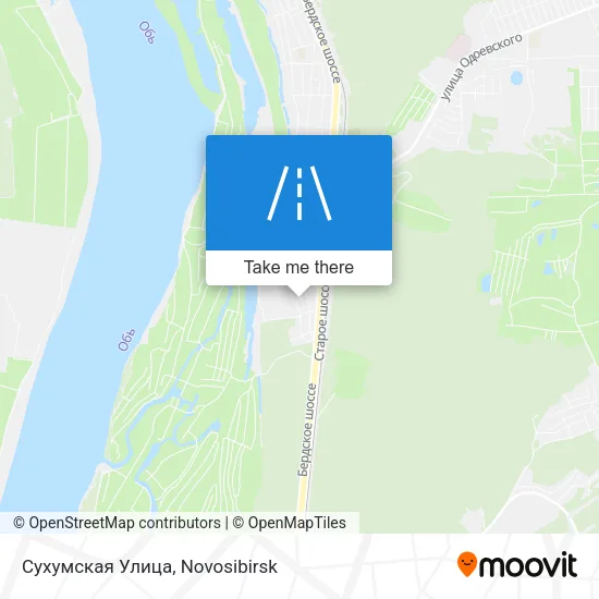 Сухумская Улица map
