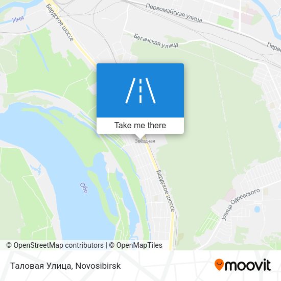 Таловая Улица map