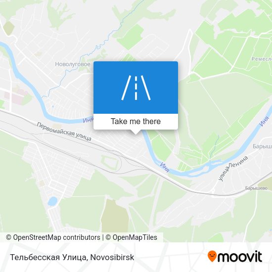 Тельбесская Улица map