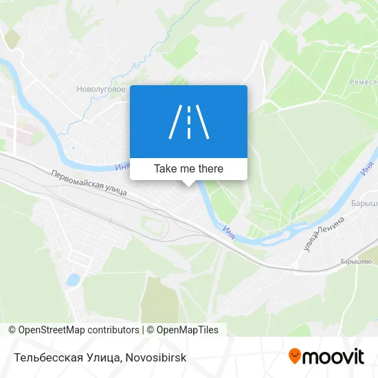 Тельбесская Улица map